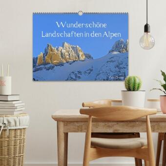 Wunderschöne Landschaften in den Alpen (Wandkalender 2026 DIN A3 quer), CALVENDO Monatskalender