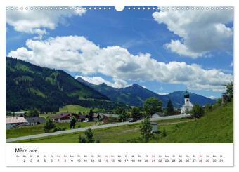 Wunderschöne Landschaften in den Alpen (Wandkalender 2026 DIN A3 quer), CALVENDO Monatskalender