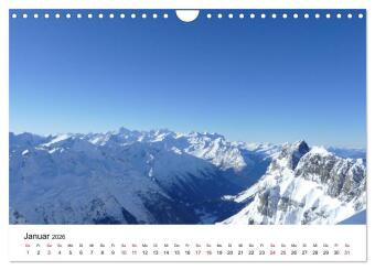Wunderschöne Landschaften in den Alpen (Wandkalender 2026 DIN A4 quer), CALVENDO Monatskalender