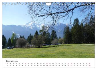 Wunderschöne Landschaften in den Alpen (Wandkalender 2026 DIN A4 quer), CALVENDO Monatskalender