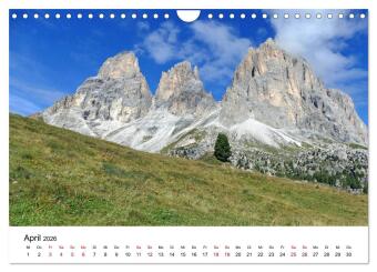 Wunderschöne Landschaften in den Alpen (Wandkalender 2026 DIN A4 quer), CALVENDO Monatskalender