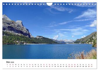Wunderschöne Landschaften in den Alpen (Wandkalender 2026 DIN A4 quer), CALVENDO Monatskalender