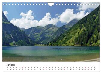 Wunderschöne Landschaften in den Alpen (Wandkalender 2026 DIN A4 quer), CALVENDO Monatskalender