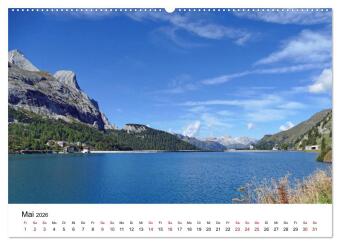 Wunderschöne Landschaften in den Alpen (hochwertiger Premium Wandkalender 2026 DIN A2 quer), Kunstdruck in Hochglanz