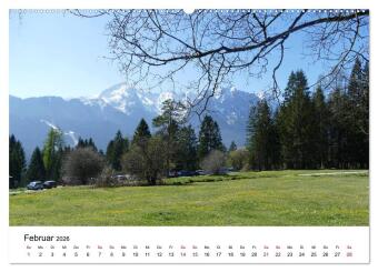 Wunderschöne Landschaften in den Alpen (Wandkalender 2026 DIN A2 quer), CALVENDO Monatskalender