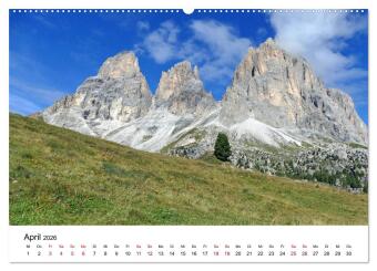 Wunderschöne Landschaften in den Alpen (Wandkalender 2026 DIN A2 quer), CALVENDO Monatskalender