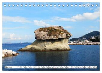 Ischia - Italiens Trauminsel (Tischkalender 2026 DIN A5 quer), CALVENDO Monatskalender