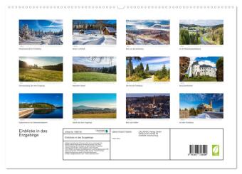 Einblicke in das Erzgebirge (hochwertiger Premium Wandkalender 2026 DIN A2 quer), Kunstdruck in Hochglanz