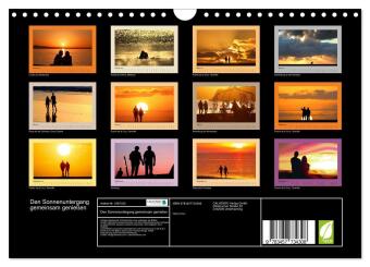 Den Sonnenuntergang gemeinsam genießen (Wandkalender 2026 DIN A4 quer), CALVENDO Monatskalender