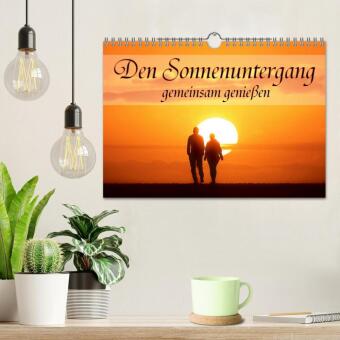 Den Sonnenuntergang gemeinsam genießen (Wandkalender 2026 DIN A4 quer), CALVENDO Monatskalender
