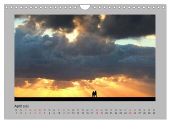 Den Sonnenuntergang gemeinsam genießen (Wandkalender 2026 DIN A4 quer), CALVENDO Monatskalender