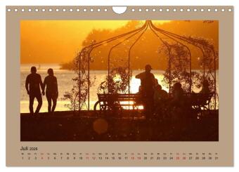 Den Sonnenuntergang gemeinsam genießen (Wandkalender 2026 DIN A4 quer), CALVENDO Monatskalender