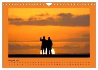 Den Sonnenuntergang gemeinsam genießen (Wandkalender 2026 DIN A4 quer), CALVENDO Monatskalender