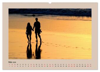Den Sonnenuntergang gemeinsam genießen (Wandkalender 2026 DIN A2 quer), CALVENDO Monatskalender