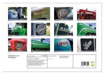 Traktoren und Schlepper (hochwertiger Premium Wandkalender 2026 DIN A2 quer), Kunstdruck in Hochglanz