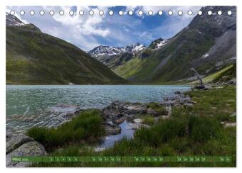 Pitztal in Bildern (Tischkalender 2026 DIN A5 quer), CALVENDO Monatskalender