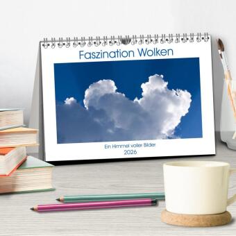 Faszination Wolken (Tischkalender 2026 DIN A5 quer), CALVENDO Monatskalender