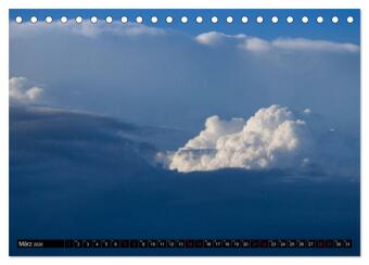 Faszination Wolken (Tischkalender 2026 DIN A5 quer), CALVENDO Monatskalender