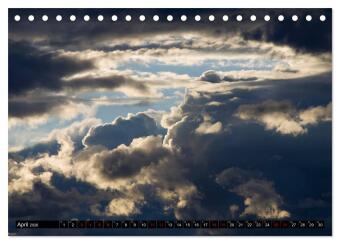 Faszination Wolken (Tischkalender 2026 DIN A5 quer), CALVENDO Monatskalender