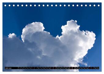 Faszination Wolken (Tischkalender 2026 DIN A5 quer), CALVENDO Monatskalender