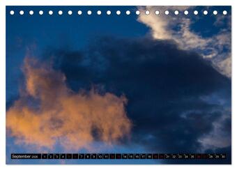 Faszination Wolken (Tischkalender 2026 DIN A5 quer), CALVENDO Monatskalender
