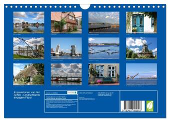 Impressionen von der Schlei - Deutschlands einzigem Fjord (Wandkalender 2026 DIN A4 quer), CALVENDO Monatskalender
