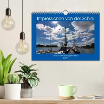 Impressionen von der Schlei - Deutschlands einzigem Fjord (Wandkalender 2026 DIN A4 quer), CALVENDO Monatskalender