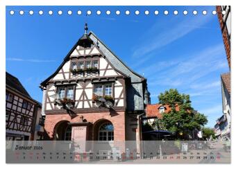 Fachwerkromantik in Hofheim am Taunus (Tischkalender 2026 DIN A5 quer), CALVENDO Monatskalender