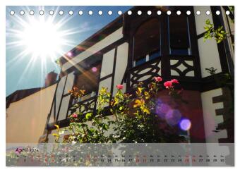 Fachwerkromantik in Hofheim am Taunus (Tischkalender 2026 DIN A5 quer), CALVENDO Monatskalender