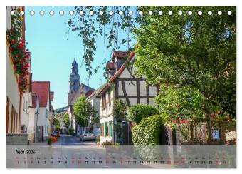 Fachwerkromantik in Hofheim am Taunus (Tischkalender 2026 DIN A5 quer), CALVENDO Monatskalender
