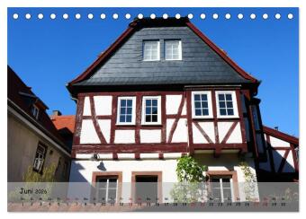 Fachwerkromantik in Hofheim am Taunus (Tischkalender 2026 DIN A5 quer), CALVENDO Monatskalender
