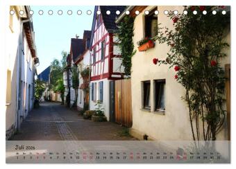 Fachwerkromantik in Hofheim am Taunus (Tischkalender 2026 DIN A5 quer), CALVENDO Monatskalender