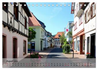 Fachwerkromantik in Hofheim am Taunus (Tischkalender 2026 DIN A5 quer), CALVENDO Monatskalender