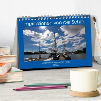 Impressionen von der Schlei - Deutschlands einzigem Fjord (Tischkalender 2026 DIN A5 quer), CALVENDO Monatskalender