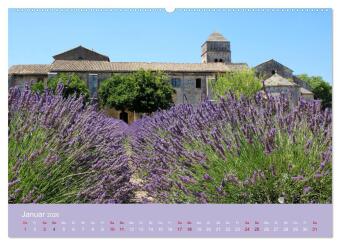 Die Farben der Provence... und der Duft des Lavendels... (Wandkalender 2026 DIN A2 quer), CALVENDO Monatskalender