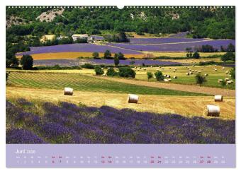 Die Farben der Provence... und der Duft des Lavendels... (Wandkalender 2026 DIN A2 quer), CALVENDO Monatskalender