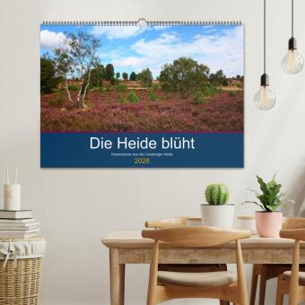 Die Heide blüht (Wandkalender 2026 DIN A2 quer), CALVENDO Monatskalender