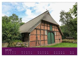 Die Heide blüht (Wandkalender 2026 DIN A2 quer), CALVENDO Monatskalender