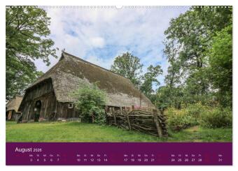 Die Heide blüht (Wandkalender 2026 DIN A2 quer), CALVENDO Monatskalender