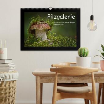 Pilzgalerie - Heimische Pilze aus der Region Rheinland-Pfalz (Wandkalender 2026 DIN A3 quer), CALVENDO Monatskalender