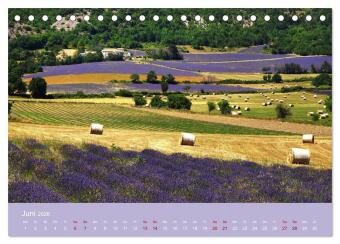 Die Farben der Provence... und der Duft des Lavendels... (Tischkalender 2026 DIN A5 quer), CALVENDO Monatskalender