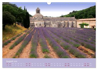 Die Farben der Provence... und der Duft des Lavendels... (Wandkalender 2026 DIN A3 quer), CALVENDO Monatskalender