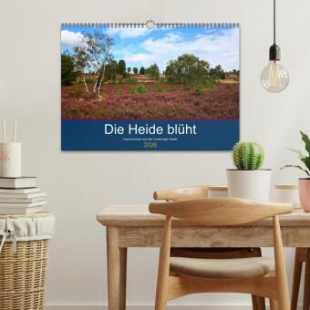 Die Heide blüht (Wandkalender 2026 DIN A3 quer), CALVENDO Monatskalender