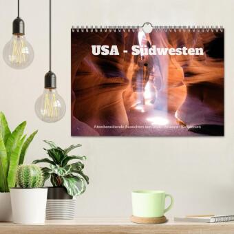 USA Südwesten - Atemberaubende Aussichten (Wandkalender 2026 DIN A4 quer), CALVENDO Monatskalender