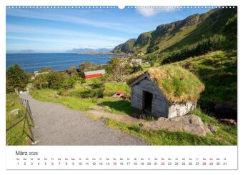 Norwegen in Bildern (hochwertiger Premium Wandkalender 2026 DIN A2 quer), Kunstdruck in Hochglanz