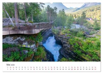 Norwegen in Bildern (hochwertiger Premium Wandkalender 2026 DIN A2 quer), Kunstdruck in Hochglanz