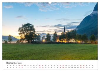 Norwegen in Bildern (hochwertiger Premium Wandkalender 2026 DIN A2 quer), Kunstdruck in Hochglanz