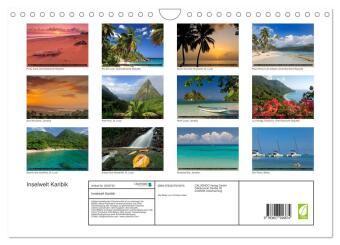 Inselwelt Karibik (Wandkalender 2026 DIN A4 quer), CALVENDO Monatskalender