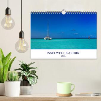 Inselwelt Karibik (Wandkalender 2026 DIN A4 quer), CALVENDO Monatskalender