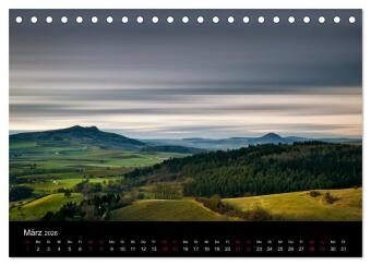Der Hegau - Wanderparadies am westlichen Bodensee (Tischkalender 2026 DIN A5 quer), CALVENDO Monatskalender
